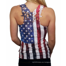 Mujeres Tank Top American Flat Tt-008